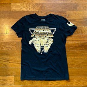 Star Wars Tee shirt size small. Black with white lettering